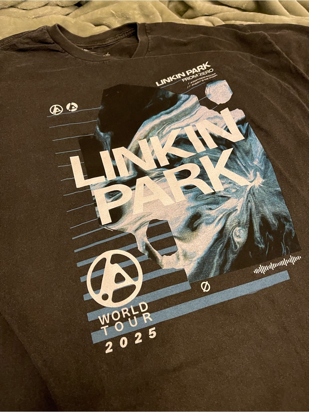 Linkin Park 2025 World Tour Black Graphic Tee